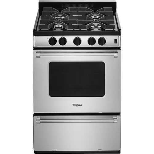 Rent to own Whirlpool - 3.0 Cu. Ft. Freestanding Gas Range - Stainless Steel