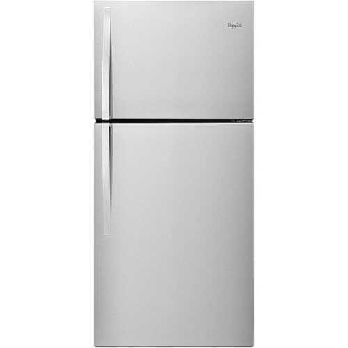 Rent to own Whirlpool - 19.1 Cu. Ft. Top-Freezer  Fingerprint Resistant Refrigerator - Metallic Steel