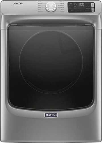 Rent to own Maytag - 7.3 Cu. Ft. Stackable Electric Dryer with Steam and Extra Power Button - Metallic Slate