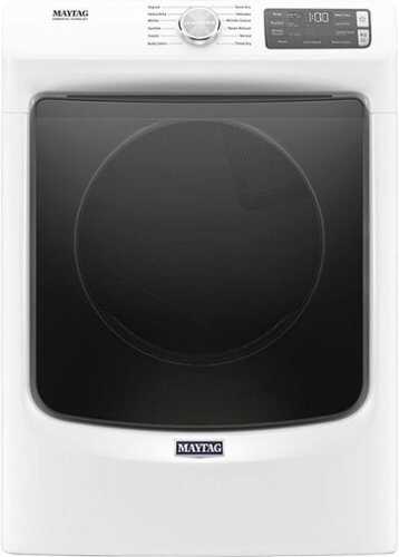 Rent to own Maytag - 7.3 Cu. Ft. Stackable Gas Dryer with Extra Power Button - White