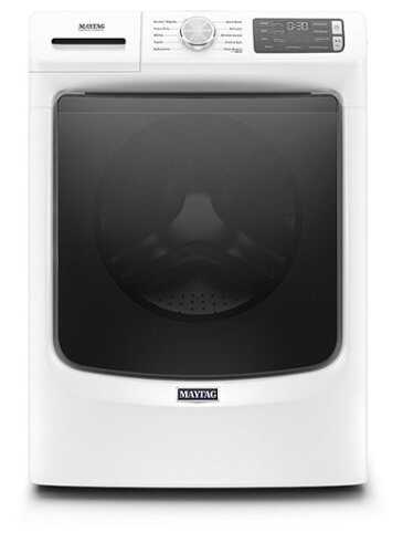 Rent to own Maytag - 4.5 Cu. Ft. High-Efficiency Stackable Front Load Washer with Steam and Fresh Spin - White