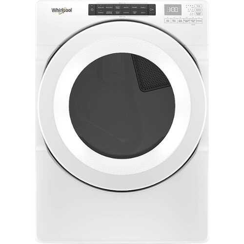 Rent to own Whirlpool - 7.4 Cu. Ft. Stackable Electric Dryer with Wrinkle Shield Option - White