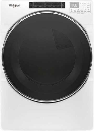 Rent to own Whirlpool - 7.4 Cu. Ft. Stackable Electric Dryer with Steam and Intuitive Controls - White