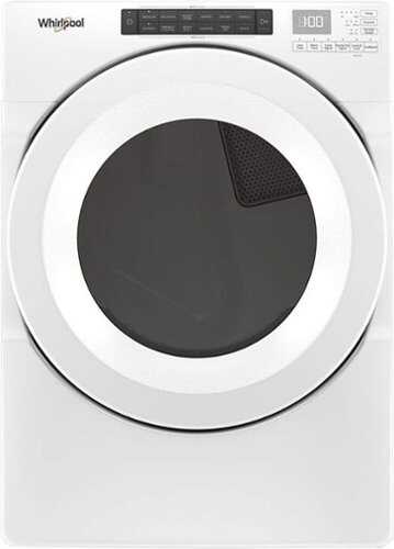 Rent to own Whirlpool - 7.4 Cu. Ft. Stackable Electric Dryer - White