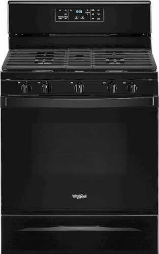 Rent to own Whirlpool - 5.0 Cu. Ft. Freestanding Gas Range with Self-Cleaning and SpeedHeat Burner - Black