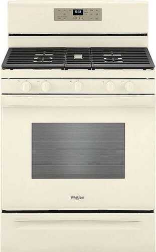 Rent to own Whirlpool - 5.0 Cu. Ft. Freestanding Gas Range with Self-Cleaning and SpeedHeat Burner - Biscuit