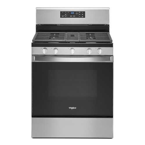 Rent to own Whirlpool - 5.0 Cu. Ft. Freestanding Gas Range with Self-Cleaning and SpeedHeat Burner - Stainless Steel