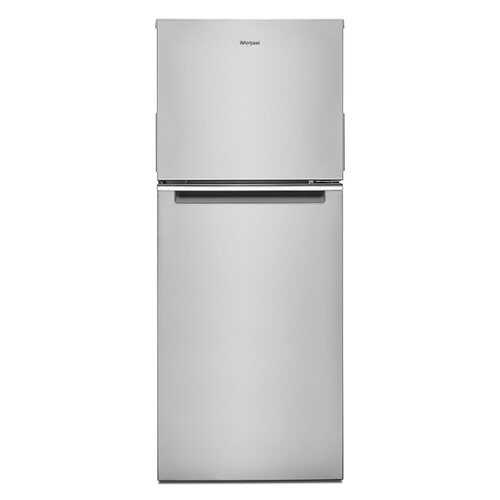 Rent to own Whirlpool - 11.6 Cu. Ft. Top-Freezer Counter-Depth Refrigerator - Stainless Steel