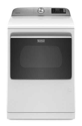 Rent to own Maytag - 7.4 Cu. Ft. Smart Gas Dryer with Steam and Extra Power Button - White