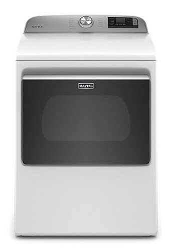 Rent to own Maytag - 7.4 Cu. Ft. Smart Electric Dryer with Extra Power Button - White