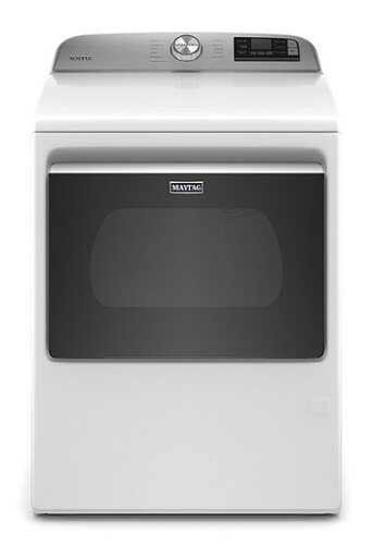 Rent to own Maytag - 7.4 Cu. Ft. Smart Gas Dryer with Extra Power Button - White