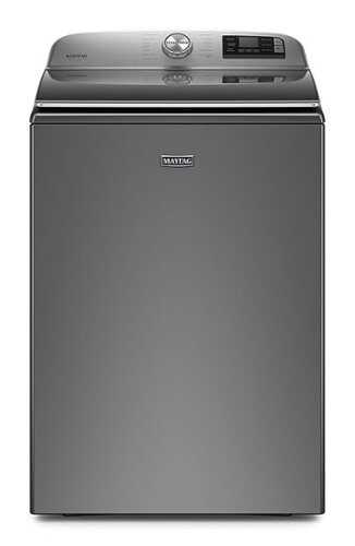 Rent to own Maytag - 5.3 Cu. Ft. High Efficiency Smart Top Load Washer with Extra Power Button - Metallic Slate