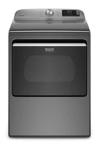 Rent to own Maytag - 7.4 Cu. Ft. Smart Electric Dryer with Extra Power Button - Metallic Slate