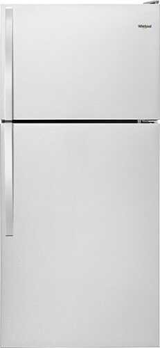 Rent to own Whirlpool - 18.3 Cu. Ft. Top-Freezer Refrigerator - Stainless Steel