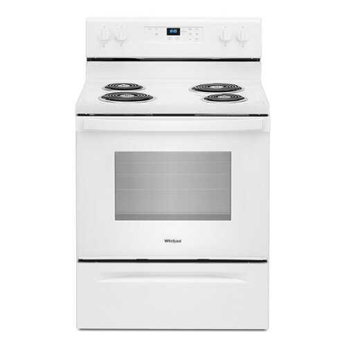 Rent to own Whirlpool - 4.8 Cu. Ft. Freestanding Electric Range with Keep Warm Setting - White