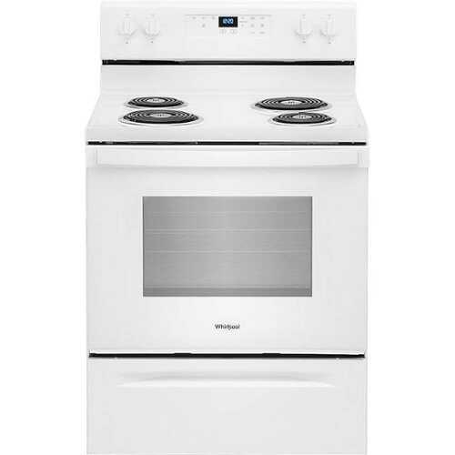 Rent to own Whirlpool - 4.3 Cu. Ft. Freestanding Electric Range with Self-Cleaning and Keep Warm Setting - White