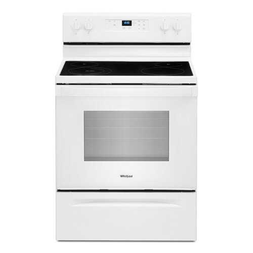 Rent to own Whirlpool - 5.3 Cu. Ft. Freestanding Electric Range with Keep Warm Setting - White