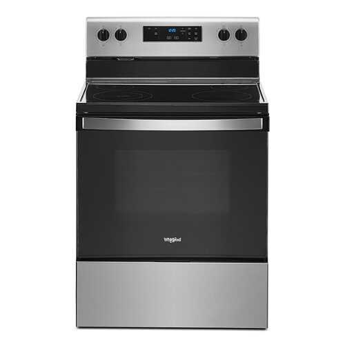 Rent to own Whirlpool - 5.3 Cu. Ft. Freestanding Electric Range with Keep Warm Setting - Stainless Steel