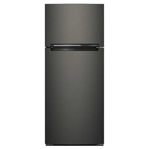 Rent to own Whirlpool - 17.7 Cu. Ft. Top Freezer Refrigerator - Black Stainless Steel