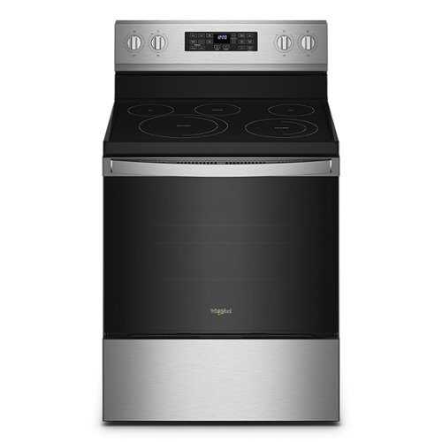 Rent to own Whirlpool - 5.3 Cu. Ft. Freestanding Electric Convection Range with Air Fry - Stainless Steel