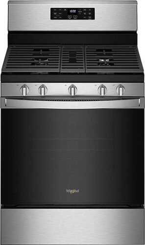 Rent to own Whirlpool - 5.0 Cu. Ft. Gas Range with Air Fry for Frozen Foods - Stainless Steel