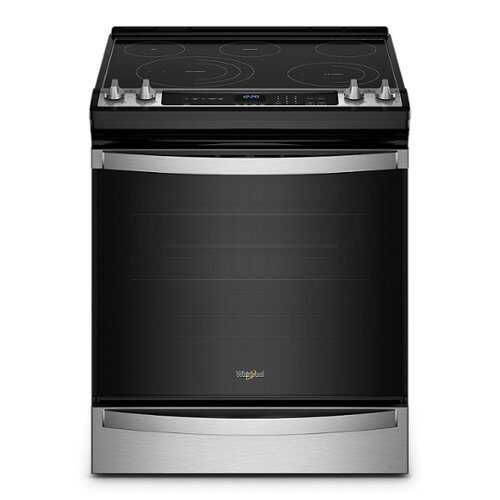 Rent to own Whirlpool - 6.4 Cu. Ft. Freestanding Electric True Convection Range with Air Fry for Frozen Foods - Stainless Steel