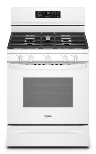 Rent to own Whirlpool - 5.0 Cu. Ft. Gas Burner Range with Air Fry for Frozen Foods - White