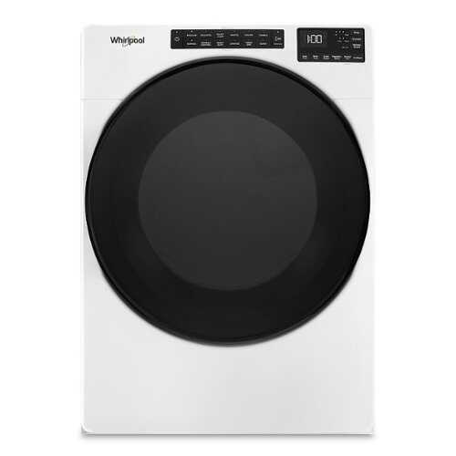 Rent To Own - Whirlpool - 7.4 Cu. Ft. Stackable Electric Dryer with Wrinkle Shield - White