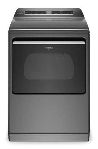 Rent to own Whirlpool - 7.4 Cu. Ft. Smart Gas Dryer with Steam and Advanced Moisture Sensing - Chrome Shadow