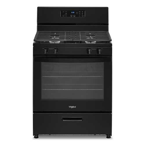 Rent to own Whirlpool - 5.1 Cu. Ft. Freestanding Gas Range with Broiler Drawer - Black