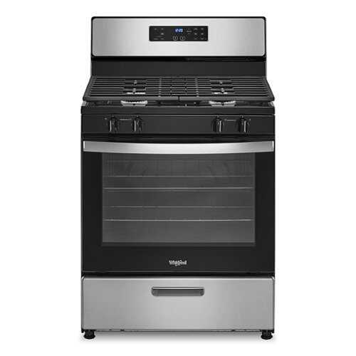 Rent to own Whirlpool - 5.1 Cu. Ft. Freestanding Gas Range with Broiler Drawer - Stainless Steel