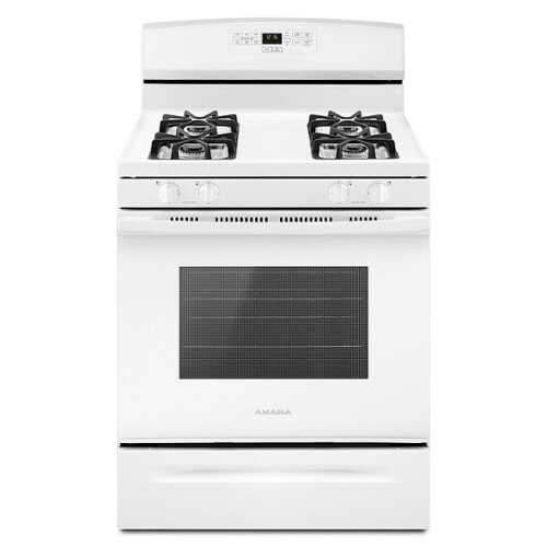 Rent to own Amana - 5.1 Cu. Ft. Freestanding Gas Range with Bake Assist Temps - White