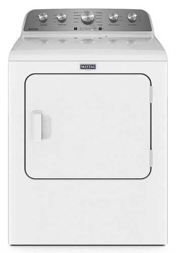 Rent to own Maytag - 7.0 Cu. Ft. Electric Dryer with Extra Power Button - White