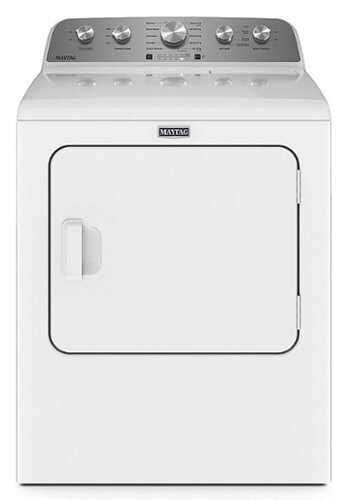 Rent to own Maytag - 7.0 Cu. Ft. Electric Dryer with Steam Enhanced Cycles - White