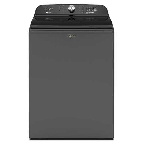 Rent to own Whirlpool - 5.3 Cu. Ft. High Efficiency Top Load Washer with 2 in 1 Removable Agitator - Volcano Black