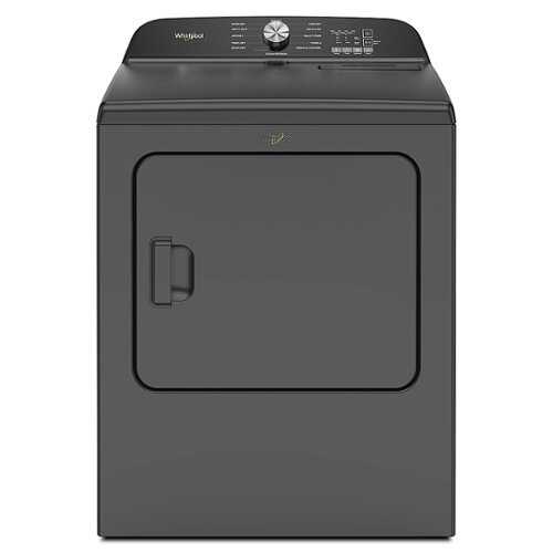 Rent to own Whirlpool - 7.0 Cu. Ft. Gas Dryer with Moisture Sensor - Volcano Black