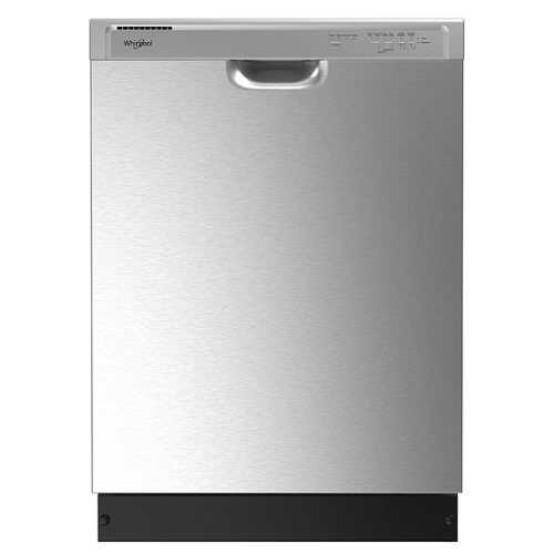 Rent to own Whirlpool - Front Control Built-In Dishwasher with Boost Cycle and 57 dBa - Stainless Steel