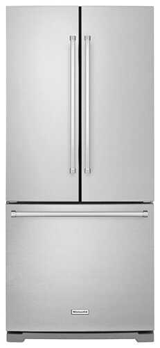 Rent to own KitchenAid - 19.7 Cu. Ft. French Door Refrigerator - Stainless Steel