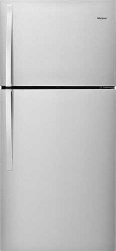 Rent to own Whirlpool - 19.3 Cu. Ft. Top-Freezer Refrigerator - Monochromatic Stainless Steel
