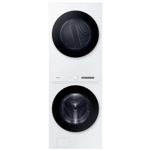 Rent to own Samsung - 4.6 Cu. Ft. Washer with Steam Wash and 7.6 Cu. Ft. Gas Dryer - White