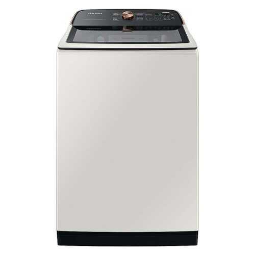 Rent to own Samsung - 5.5 Cu. Ft. High-Efficiency Smart Top Load Washer with Auto Dispense System - Ivory