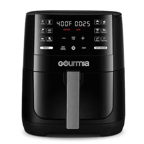 Rent to own Gourmia - 6-Quart Digital Air Fryer - Black