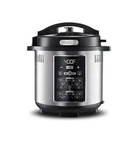 Rent to own Gourmia - 6-Quart Pressure Cooker and Air Fryer - Black