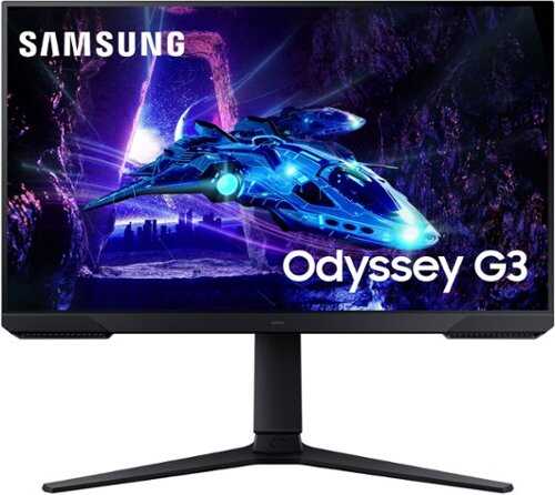 Rent to own Samsung - Odyssey G30D 24" LED FreeSync Premium 180Hz 1ms Gaming Monitor (DisplayPort, HDMI) - Black