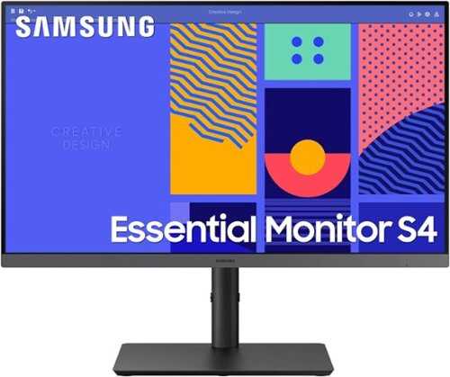 Rent to own Samsung S43GC 24" Business Essential IPS Monitor with HAS and Triple Input (HDMI, DisplayPort, USB) - Black