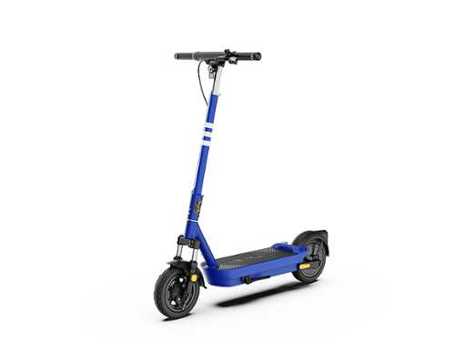 Rent to own OKAI - Neon Ultra ES40 Dual-Suspension Electric Scooter w/ 43.5 Miles Max Operating Range & 24 mph Max Speed - Blue