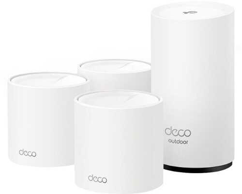 Rent to own TP-Link Deco AX5400 Wi-Fi 6 Indoor/Outdoor Whole Home Mesh System 4-Pack (Deco XM73) - White