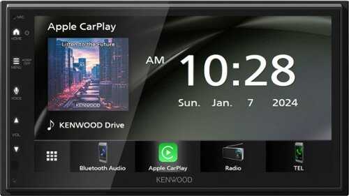 Rent to own Kenwood - DMX4710S 6.8" Multimedia Receiver with wired Apple CarPlay and Android Auto - Black