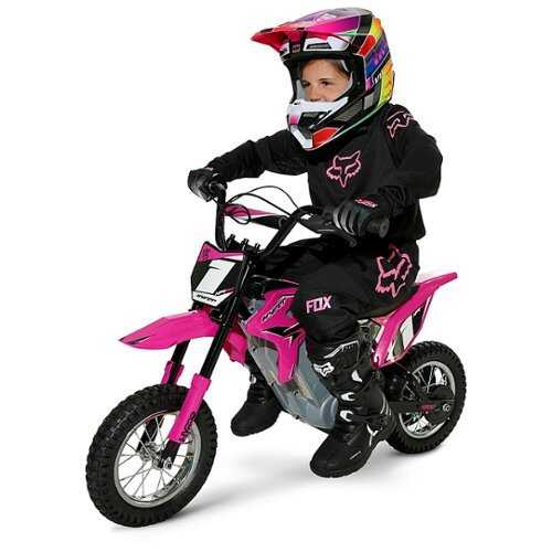 Rent to own Hyper Toys HPR 350 Dirt Bike 24 Volt Electric Motorcycle in Pink - Pink
