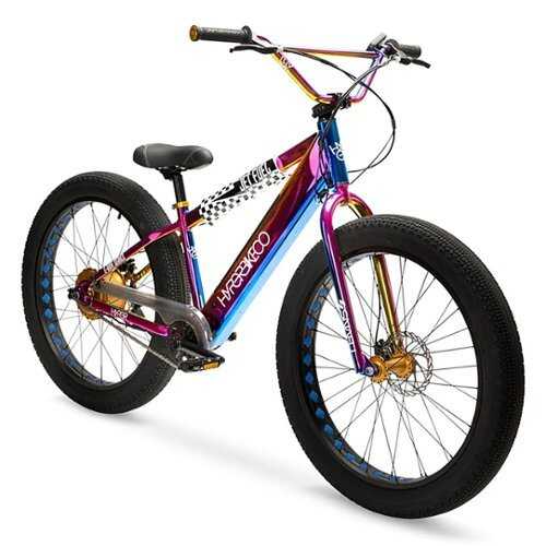 Rent to own Hyper Bicycles Jet Fuel 26" 36V Electric BMX Fat Tire E-Bike for Adults, Pedal-Assist, 250W Motor - Multi-Color